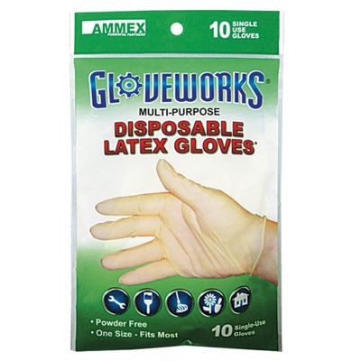 Gloveworks Latex 10-Pack Gloves