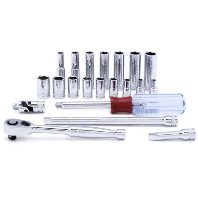 Titan 21-Piece 1/4 in. Drive Metric Socket Set
