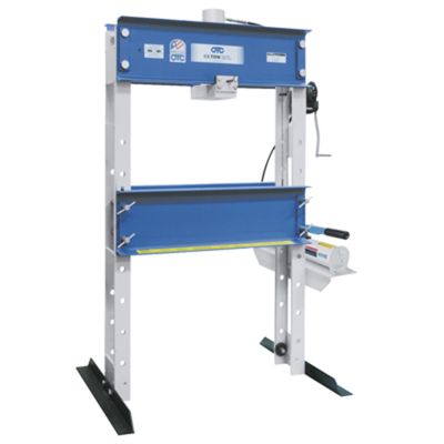 55-Ton Heavy-Duty Press with Hydraulic Hand Pump and Single-Acting Ram