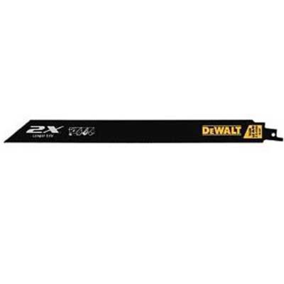 DeWalt 12" 2X Long Life Metal Cutting Reciprocating Saw Blades (Pack of 5)