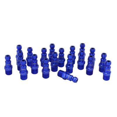 ColorFit Plugs, T-style Blue, Box of 20
