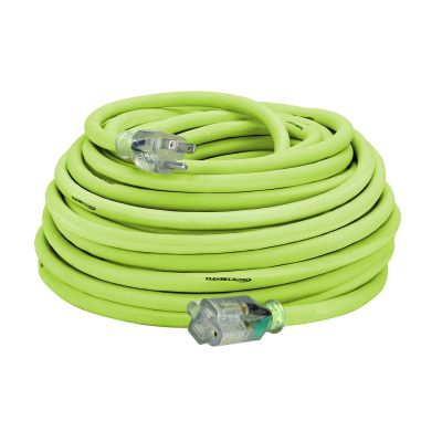 Flexzilla Pro Extension Cord, 10/3 AWG SJTW, 100', Outdoor, Lighted Plug