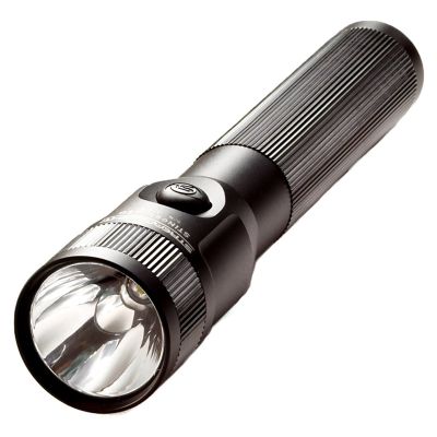 Stinger LED Flashlight with 12V DC Charger and Holder, Black