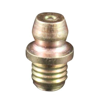 Grease Fitting Drive Fit Straight, for 1/4" Drill Hole, 5-pk