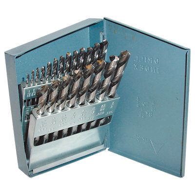 21 Piece 3/8" Reduced Shank Drill Bit Set  1/16" to 3/8" by 64ths