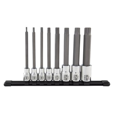 Sunex Tools 3/8 in. & 1/2 in. Drive Long Triple Square Bit Socket Set