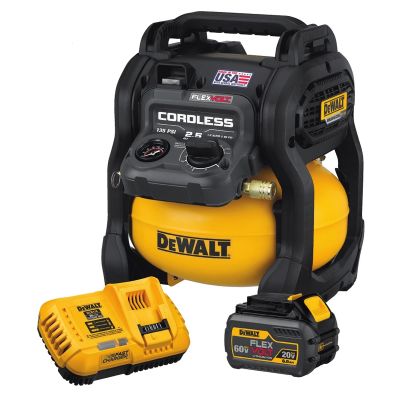 DeWalt Flexvolt 60V MAX 2.5 Gallon Cordless Air Compressor w/ (1) Battery Kit