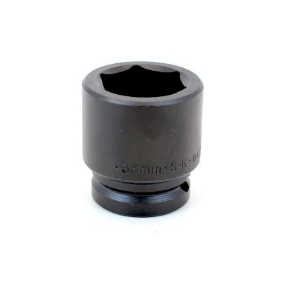 35mm 3/4" Drive 6-Point Metric Std Impact Socket