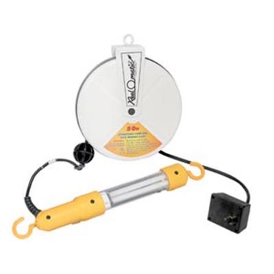 13 Watt Fluorescent Cord Reel, 40 ft. 18/2 SVT Cable