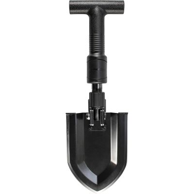 Schrade Telescoping Folding Shovel, Black
