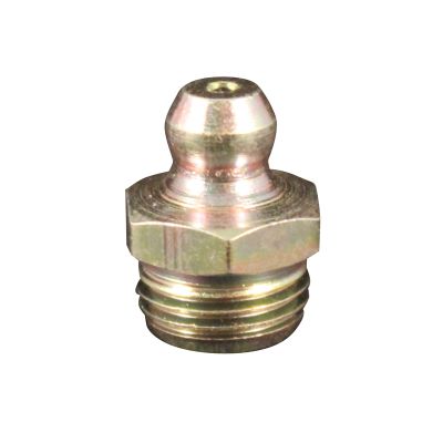 Grease Fitting M10 x 1 , Straight, OAL 16mm max, 5-pk