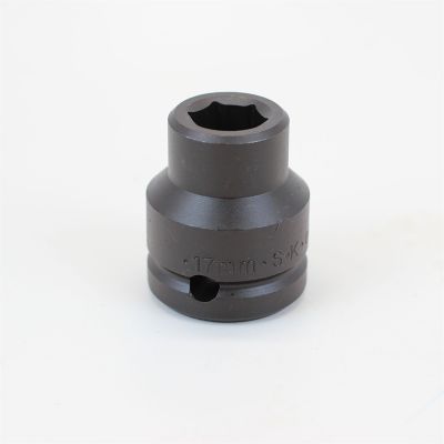 17mm 3/4" Drive 6-Point Metric Std Impact Socket