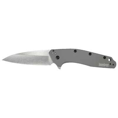 Kershaw Dividend Gray Aluminum Stonewash Knife