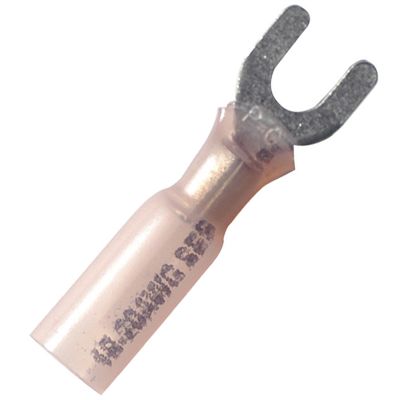 10 Piece 22-18 #6 Red CS Heat Shrink Spade