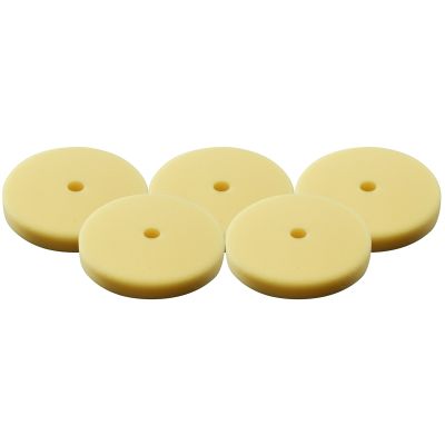Milwaukee 5-Piece, 3 in. Yellow Foam Polishing Pad for 2438-20