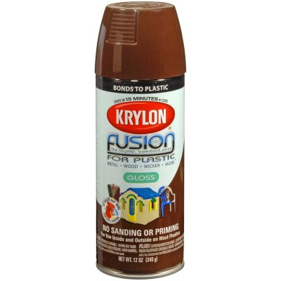Krylon Fusion for Plastic; Espresso; 12 oz. Aerosol