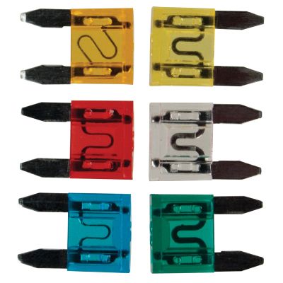 6 Piece 5 thru 30 Amp Mini Fuse Kit