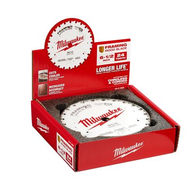6-1/2" 24T Framing Circular Saw Blades Bulk 10