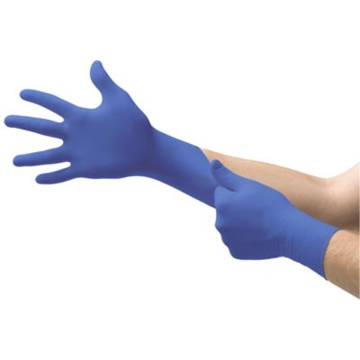 MICRO-TOUCH Nitrile Disposable Gloves Non-Latex Multi-Purpose, Powder Free Nitrile Exam Glove for Healthcare, Cleaning, Veterinary or Laboratory Settings, Blue, Size X-Small, Case of 2000 units