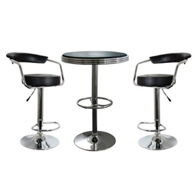New Buffalo Adjustable Bar Table & Chair 3-Piece Set