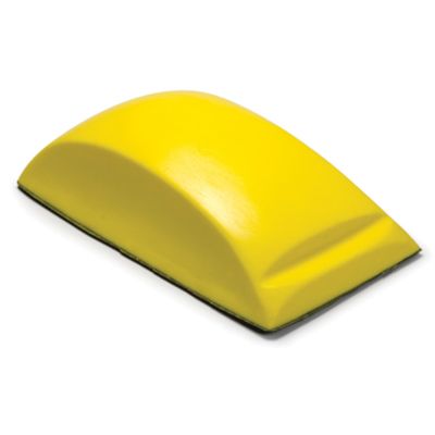 Flexible Foam Sanding Block, 7" x 4", Soft Molded Foam Grip Handle