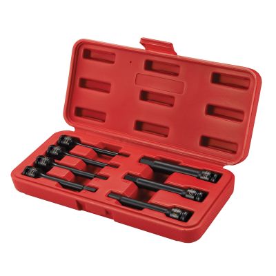 Sunex Tools 3/8 in. Drive 7-Piece Extension Length Impact Hex Driver Set