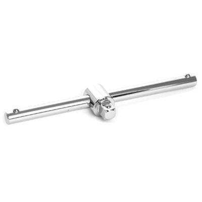 Chrome Sliding T Bar Handle, 3/8" Drive, 6-1/2" Long