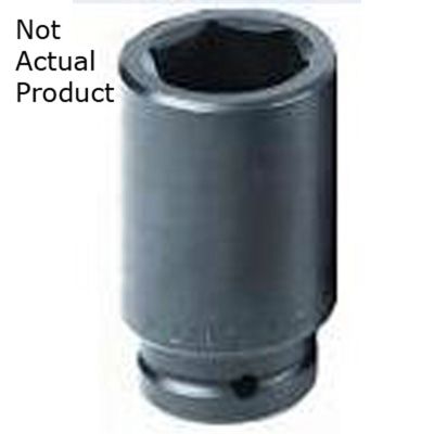 2-9/16" 1" Drive 6-Point Fract SAE Deep Impact Socket