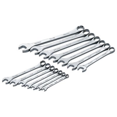 WRENCH SET COMBINATION 14 PC METRIC HI POLISH