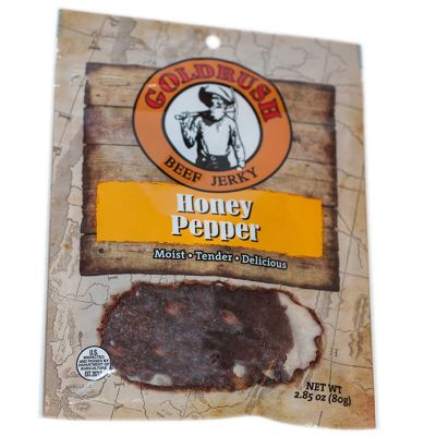Honey Pepper 2.85 oz. Goldrush Beef Jerky 12-ct Case