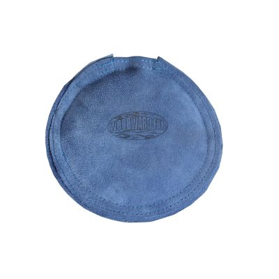 6 in. Diameter Embossed Leather Shot Bag