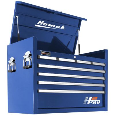 Homak Mfg. H2PRO Series 36 in. 8-Drawer Top Chest, Blue
