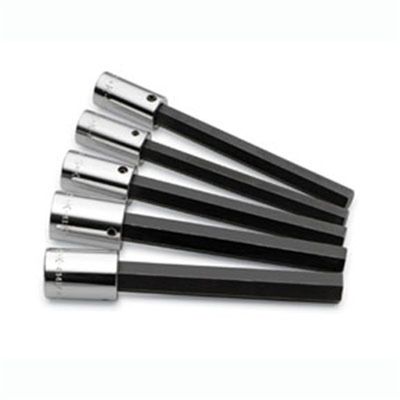 5 Piece 1/2" Drive Metric Long Hex Bit Socket Set