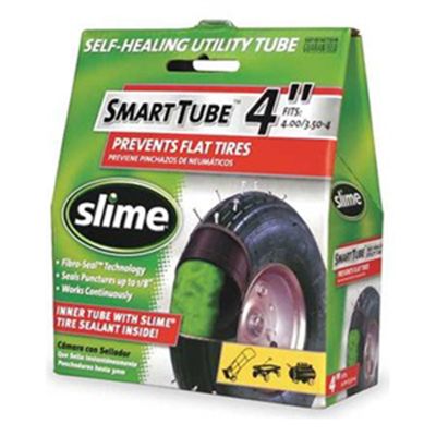 Slime 4" Smart Tube, Prevents Flat Tires, Factory Filled with Sealant, Installs Like a Regular Tube