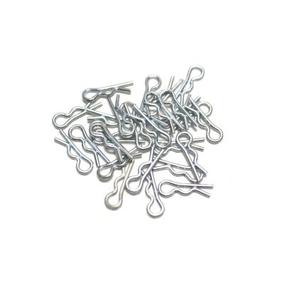 Hitch Pin - Zinc Plated, Wire Diameter - .032 / Length - 7/16" / I.D. - .078 (100/bag)