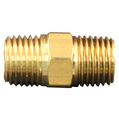 M. Hex Nipple, 1/4" NPT, 2/cd