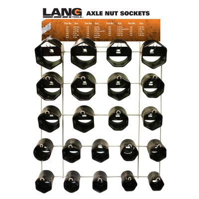 22-Piece Axle Nut Display