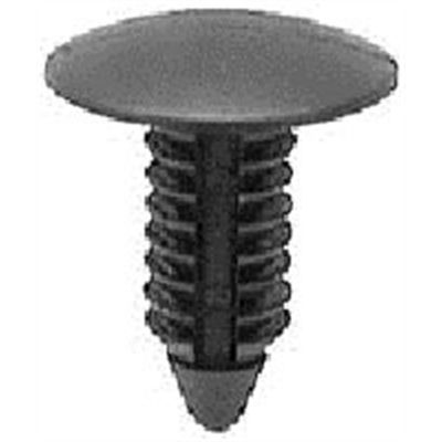 Black Universal Nylon Shield Retainer, Head Diameter 11/16" (25/Bag)