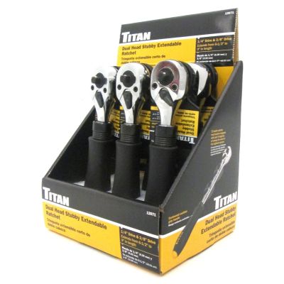 6PC Dual-headed 1/4" & 3/8"Dr Std Ratchet Display