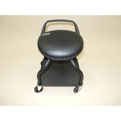ShopSol Stool Creeper w/ Vinyl Seat; 400 lb. Capacity