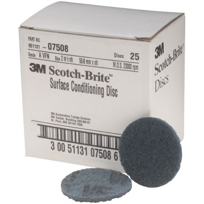 2" Scotch Brite Surface Conditioning Discs - Very Fine Blue