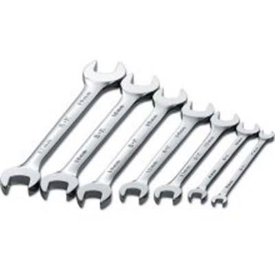WRENCH SET OPEN END 7PC METRIC HI POLISH