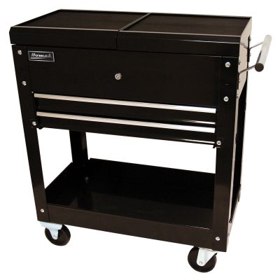 Homak Mfg. 27 in. Pro Series 2-Drawer Slide Top Service Cart