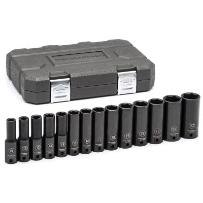 14-Piece 1/2" Drive 6 Point Metric Deep Set