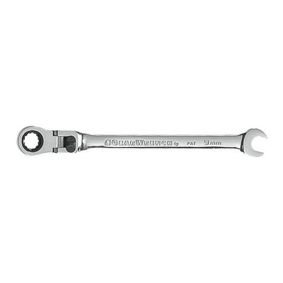 XL Locking Flex Combination Ratcheting Wrench - 9mm