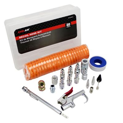 20 PC Recoil Hose and Air Accessory Kit