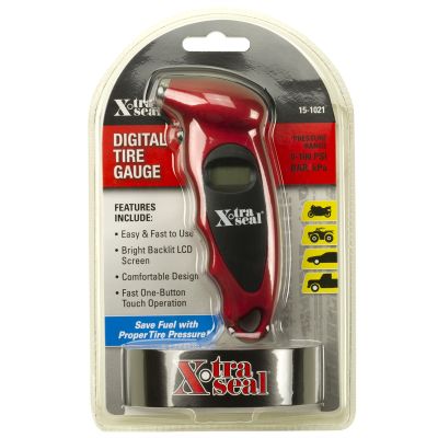 DIGITAL TIRE GAUGE, RED