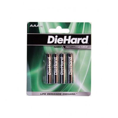 Batteries Diehard AAA NiMH Rechargeable 4 Pack