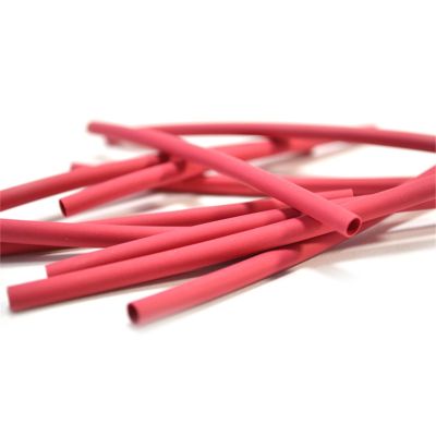 3" Red Heat Shrink Wire Tubing Thin Wall - 1/8" (50-pk)