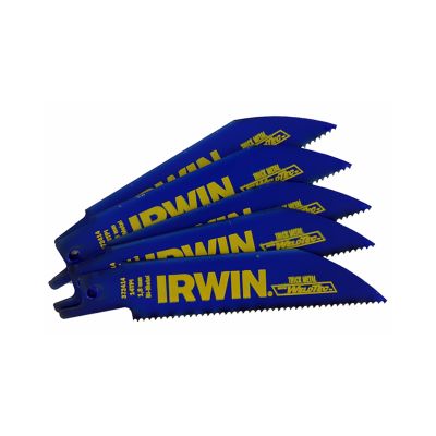 Reciprocating Saw Blade, 4 in. Long, 14 TPI, Bi-Metal Construction, for Metal Cutting, (5-Pack)